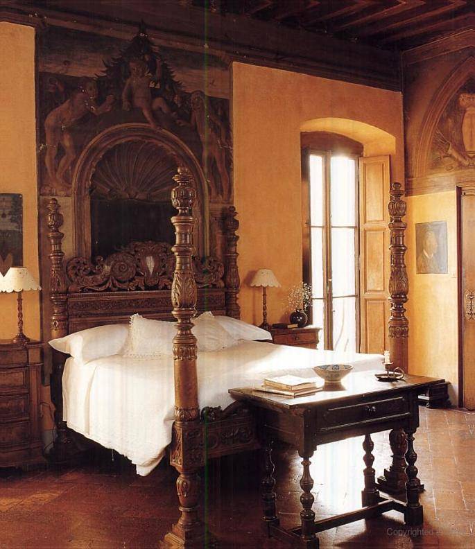 итальянский дизайн интерьера спальни