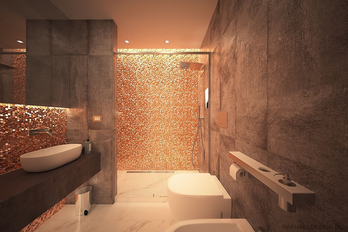 красивый дизайн интерьера ванной фото