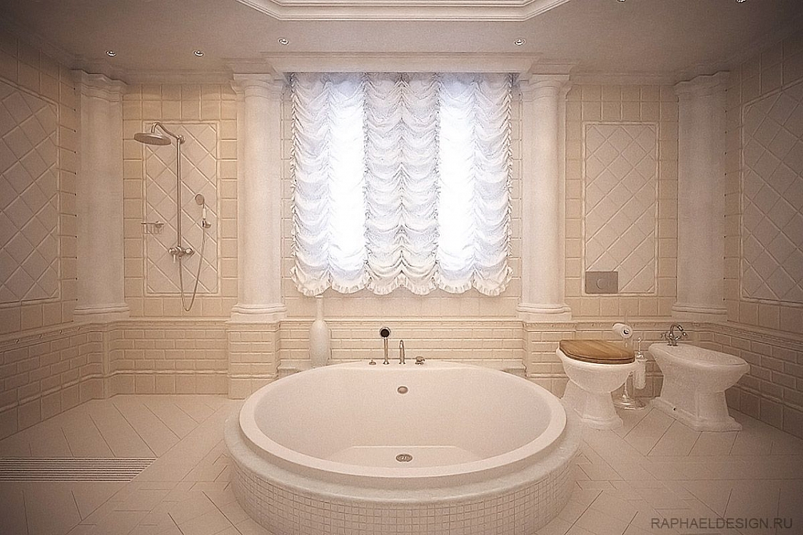 интерьер ванной в классическом стиле фото