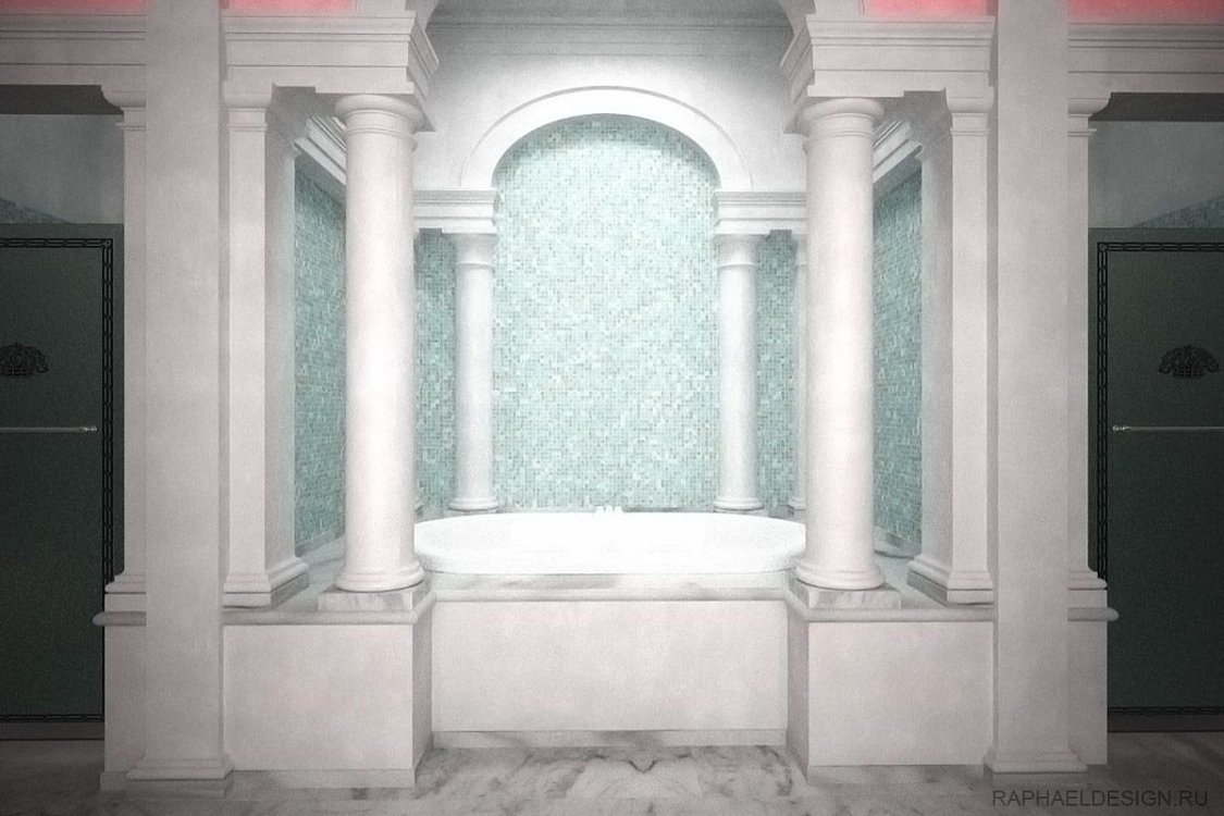 интерьер ванной в классическом стиле фото