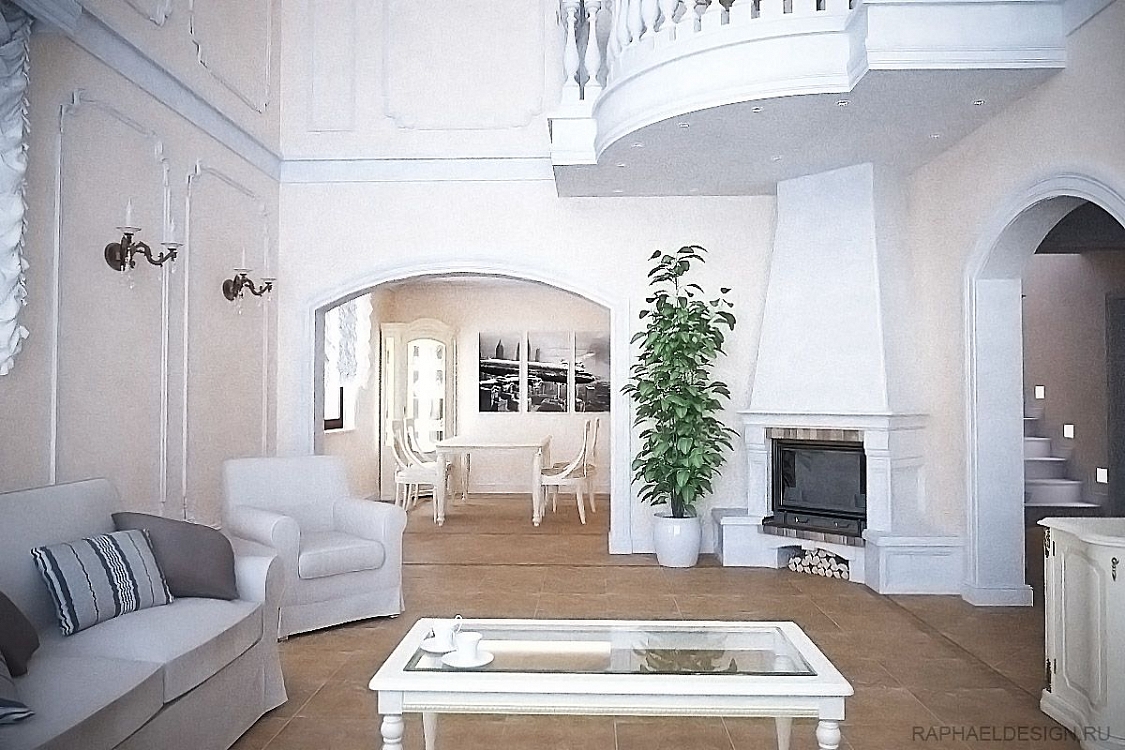 дизайн интерьера дома в классическом стиле фото