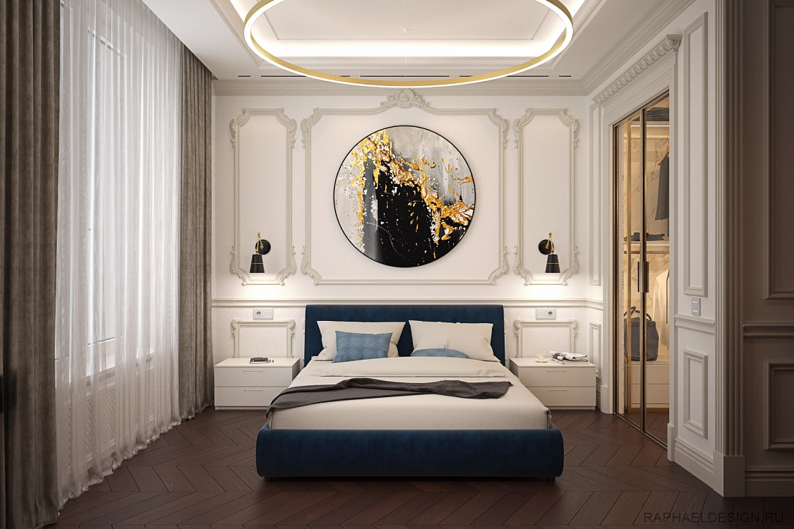 дизайн интерьера спальни в современном стиле фото