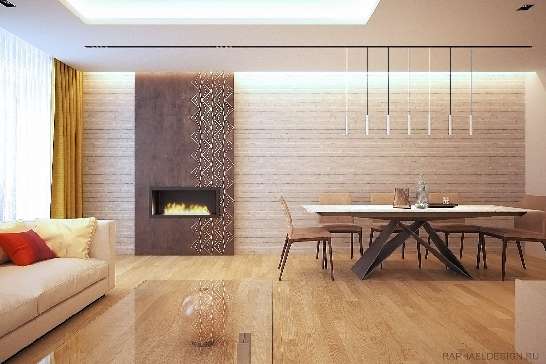 дизайн интерьера квартиры в современном стиле