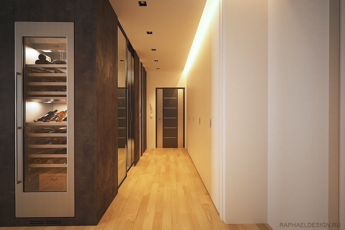 интерьер коридора квартиры современный стиль фото