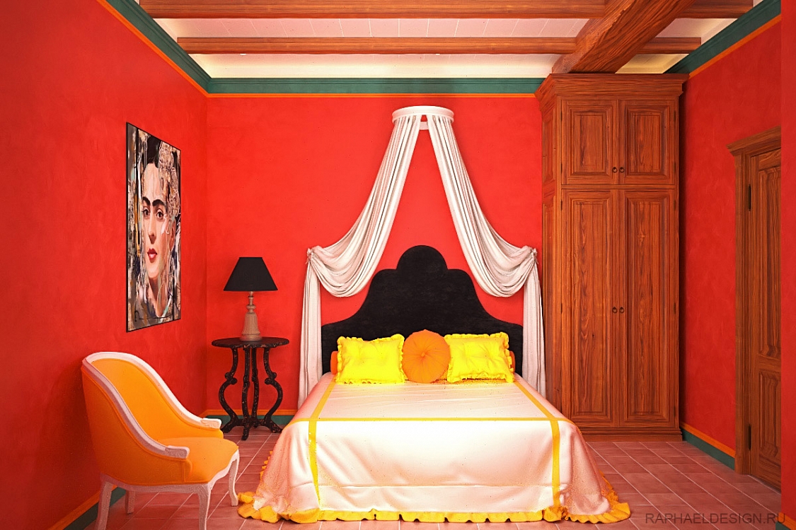 спальня в мексиканском стиле фото интерьера